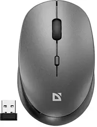 Миша бездротова Defender Auris MB-027, Grey, USB, оптична (сенсор PixArt 3065), 800-1600 dpi, 3 кнопки, 1xAA (52029)