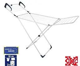 Сушарка для білизни підлогова Casa Si Kolibri 2in1 18m White (CS92131C06) - мініатюра 2