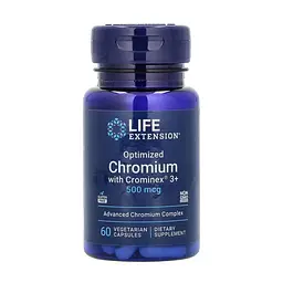 Хром Optimized Chromium with Crominex® 3+ 500 mcg - 60 vcaps