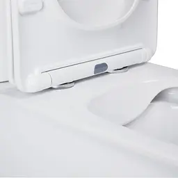Унітаз-компакт Qtap Nando безободковий з сидінням Soft-close QT12221222AW - мініатюра 5