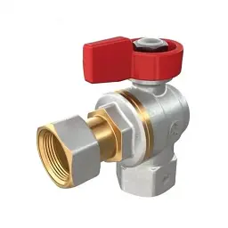 Кран кульовий Giacomini R781PX014 кутовий з накидною гайкою 3/4" ВВ 30412