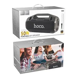 Портативна акустика Hoco HA3 Drum outdoor BT speaker 50W бездротова - мініатюра 5