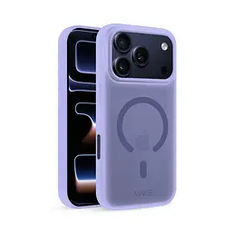Чохол MAKE Apple iPhone 17 Pro Silicone Aura Magnet Lavender
