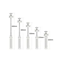Штатив Ulanzi Vijim Extendable Desktop Tripod UV-2471 MT-42 White - мініатюра 6