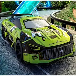 Машинка на радіокеруванні JJRC Q165 1:18 Race Taxi Drift Car Black/Yellow [142535] - мініатюра 2