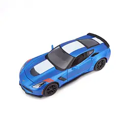 Ігрова автомодель Maisto Corvette Grand Sport 2017, синій металік, 1:24 (31516 met. blue) - мініатюра 7