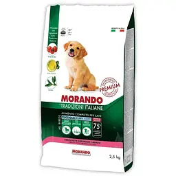 Сухий корм для цуценят усіх порід Morando Tradizioni Puppy з куркою та яловичиною 2.5 кг