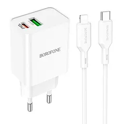 Адаптер BOROFONE Type-C to Lightning Resource BA69A 20w - мініатюра 5