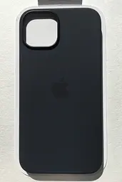 Оригінальний силіконовий чохол для iPhone 15 Plus Apple Silicone Case with MagSafe Midnight Black MT103ZM/A - мініатюра 5