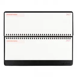 Планінг-щотижневик настільний Leo Planner 2027 Persona 30х14 см 128 сторінок чорний (252742) - мініатюра 8