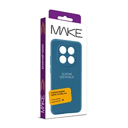 Чохол MAKE Xiaomi Redmi Note 14 Pro 4G Silicone Ocean Blue - мініатюра 2