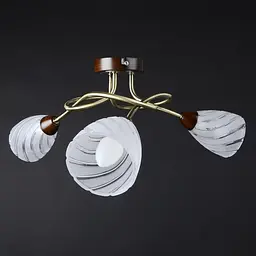 Люстра стельова Brille класична E14 40W G (LK-287C/3) - мініатюра 2