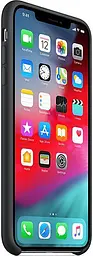 Чохол-накладка Apple iPhone XS Max Silicone Case - Black (MRWE2) - мініатюра 2
