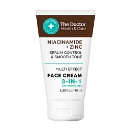 Крем для обличчя The Doctor Health & Care Niacinamide + Zinc Face Cream 3в1 40 мл (5901845509312) - мініатюра 2