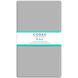 Простирадло Cosas полуторне 155х240 smoky, сірий (Серая_2)