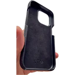 Чохол iLera NAPA Leather Case 1.0 для Apple iPhone 15 Pro Black [iLNPCS1015PrBl] [104094] - мініатюра 5