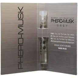 Духи з феромонами для чоловіків Aurora Phero-musk Grey, 1 ml - мініатюра 2