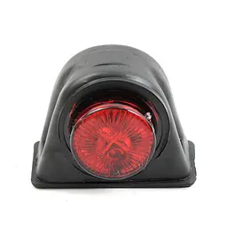 Габарит LED чебурашка 12/24V / великий 9 см / Червоно-Білий 2 шт. (Л 033) - мініатюра 2