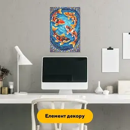 Дерев'яний фігурний пазл puzzlean Карпи кої, А3, Дерев'яна коробка 200 елементів - мініатюра 6