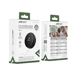 Зарядка Qi2 ACEFAST E47 25W magnetic cooling wireless charger 4.7-6.9" - мініатюра 2