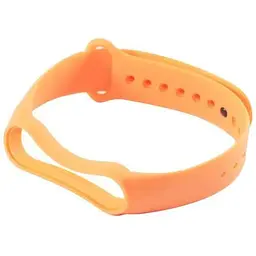 Ремінець для фітнес-браслету Xiaomi Mi Band 5/6/7, Original design, помаранчевий