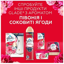 Освіжувач повітря Glade Півонія і соковиті ягоди 300 мл (5000204954876/5000204341171) - мініатюра 3