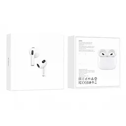 Навушники бездротові Bluetooth Hoco EW92 вкладки True wireless stereo headset Білі - мініатюра 4
