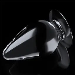Анальна пробка - Flawless Clear Anal Plug 4.5" Clear - мініатюра 7