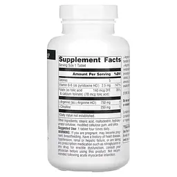 Амінокислота Source Naturals L-Arginine L-Citrulline Complex 120 таблеток - мініатюра 2
