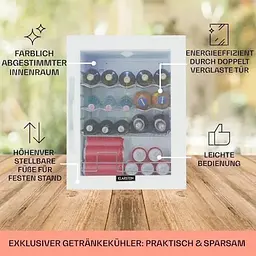 Холодильник для напоїв Klarstein Beersafe XL Quartz 60 л (10034929) - мініатюра 3