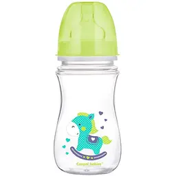 Антиколиковая бутылочка Canpol Babies Easystart Цветные зверята 12+ 300 мл салатовый (35/204)