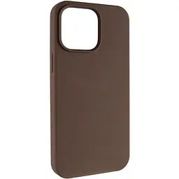 Чохол Epik Silicone Case (AA) NO LOGO with MagSafe для Apple iPhone 12 Pro Max (6.7) Коричневий / Brown