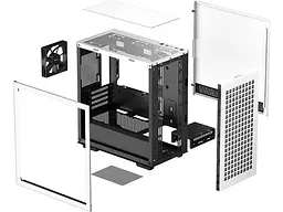 Корпус Deepcool CH370 White (R-CH370-WHNAM1-G-1) - мініатюра 10