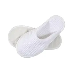 Капці Lotus Home - Waffle white білі - мініатюра 3