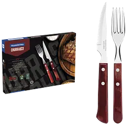 Набір приборів для гриля Barbecue Polywood 12 предметів TRAMONTINA kuh0017009