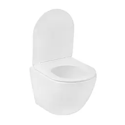 Комплект 4 в 1: Інсталяція Grohe Rapid SL 3 в 1 38772001 + Унітаз безободковий Kroner Harz WHI483632 TORNADO з сидінням Slim Duroplast / Soft-close / Quick relase KH483632WHIT (38772001KH483632) - мініатюра 5