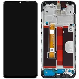 Дисплей Oppo A5 2020/A11 чорний, з рамкою, версія 4, p/n: FPC-HTF065H019-A0
