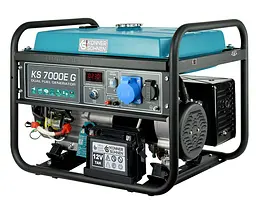 Генератор бензиновий газ/бензин Konner&Sohnen 5/5.5 кВт KS 7000E G - мініатюра 4
