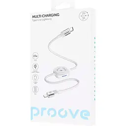 Кабель Proove Multi Charging USB-C to Lightning 27W White (CCMT27004101) [130353] - мініатюра 2