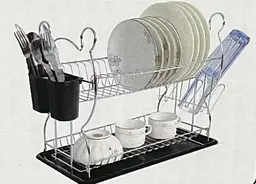 Сушіння для посуду Dish Rack WL 2606 C Silver - мініатюра 2