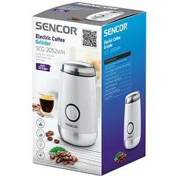 Кавомолка Sencor SCG 2052 WH (SCG2052WH) - мініатюра 5