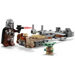 Конструктор LEGO Star Wars Швидкісний мотоцикл Мандалорця й Ґроґу 58 деталей (75436) - мініатюра 3