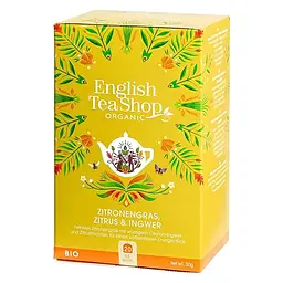 Чай трав`яний English Tea Shop лемонграс-імбир-цитрус органічний 30 г (20 шт. х 1.5 г) (572221)