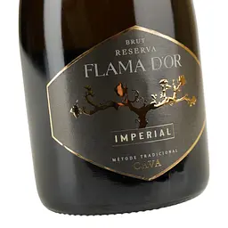 Вино ігристе Flama d'Or Cava Brut Reserva Imperial біле 11.5% 0.75 л - мініатюра 5