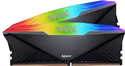 Оперативна пам'ять Apacer 16GB (2x8GB) DDR4 3200MHz NOX RGB Black (AH4U16G32C28YNBAA-2)