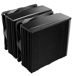 Кулер для процесора be quiet! Pure Rock Pro 3, Black, алюміній/мідь, 2x120 мм, для Intel 1851/1700/1200/115x, AMD AM5/AM4, до 250 Вт, висота 155 мм (BK042) - мініатюра 2
