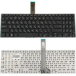 Клавіатура для ноутбука ASUS (P4540 series) rus, black, без фрейма - мініатюра 2