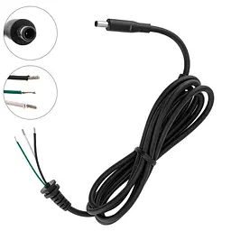 DC кабель живлення для БП DELL 130W 4.5x3.0мм+1pin(2 x 1.5+1 x 0.5) прямий штекер довжина 170см (від БП до ноутбука)