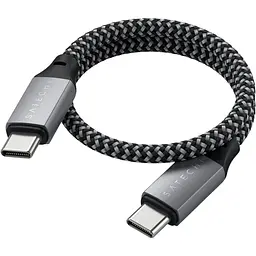 Кабель Satechi USB4 C to C Cable 100W Space Gray 0.25 м (ST-U4C25M) - мініатюра 6