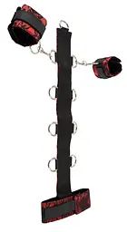 BDSM-набір Bad Kitty Neck Restraint And Handcuffs червоний - мініатюра 4